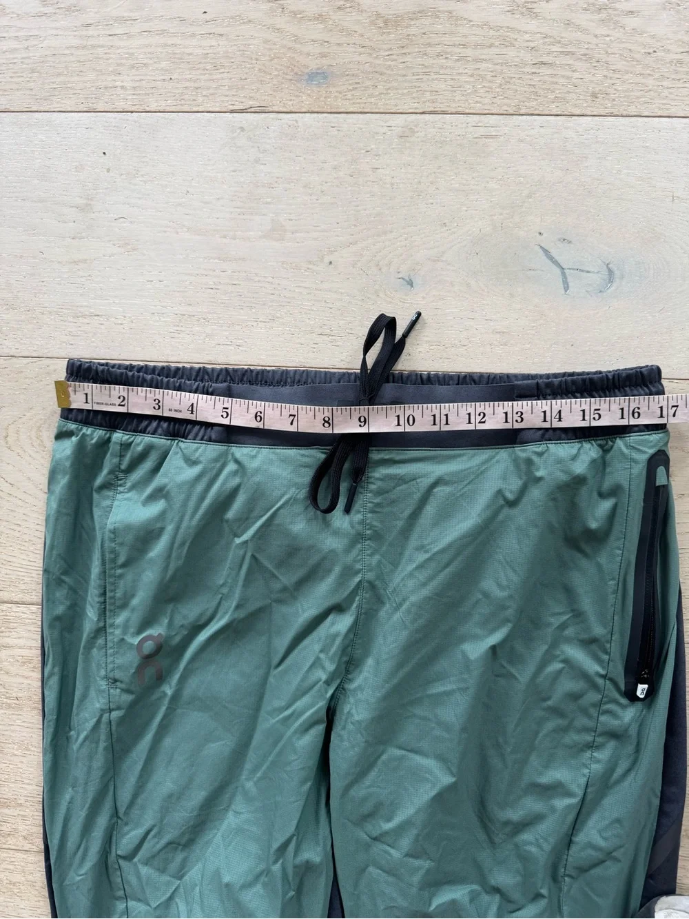 Mens On Running Pants, green Gray, size Large